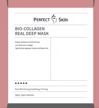 Perfect Skin Bio-Collagen Real Deep Mask (Product back)